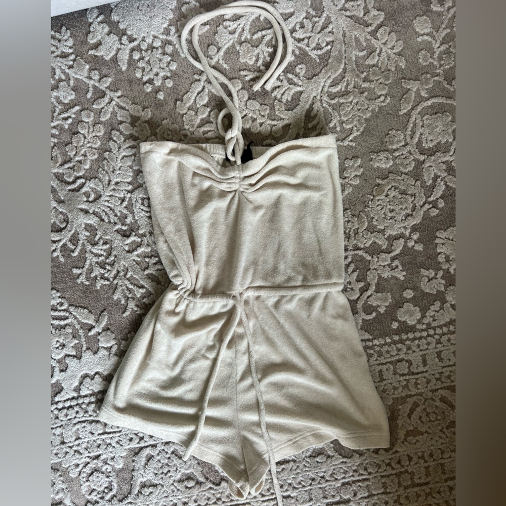 Urban Outfitters Tarrycloth Coverup Romper